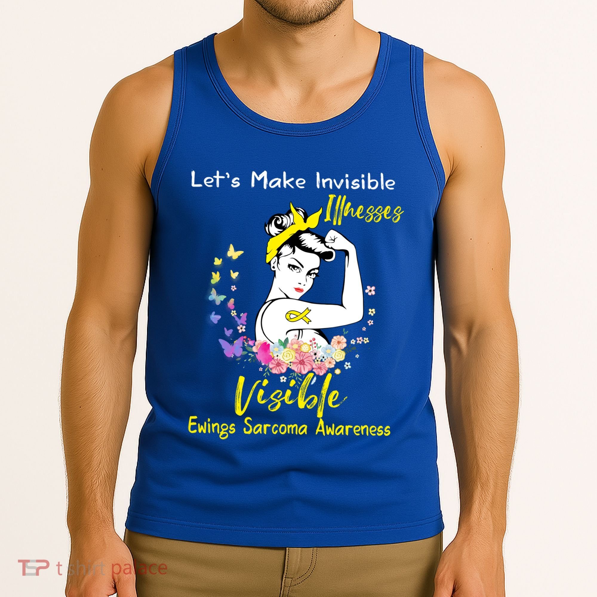 Support Ewings Sarcoma Awareness Gift Tank Top