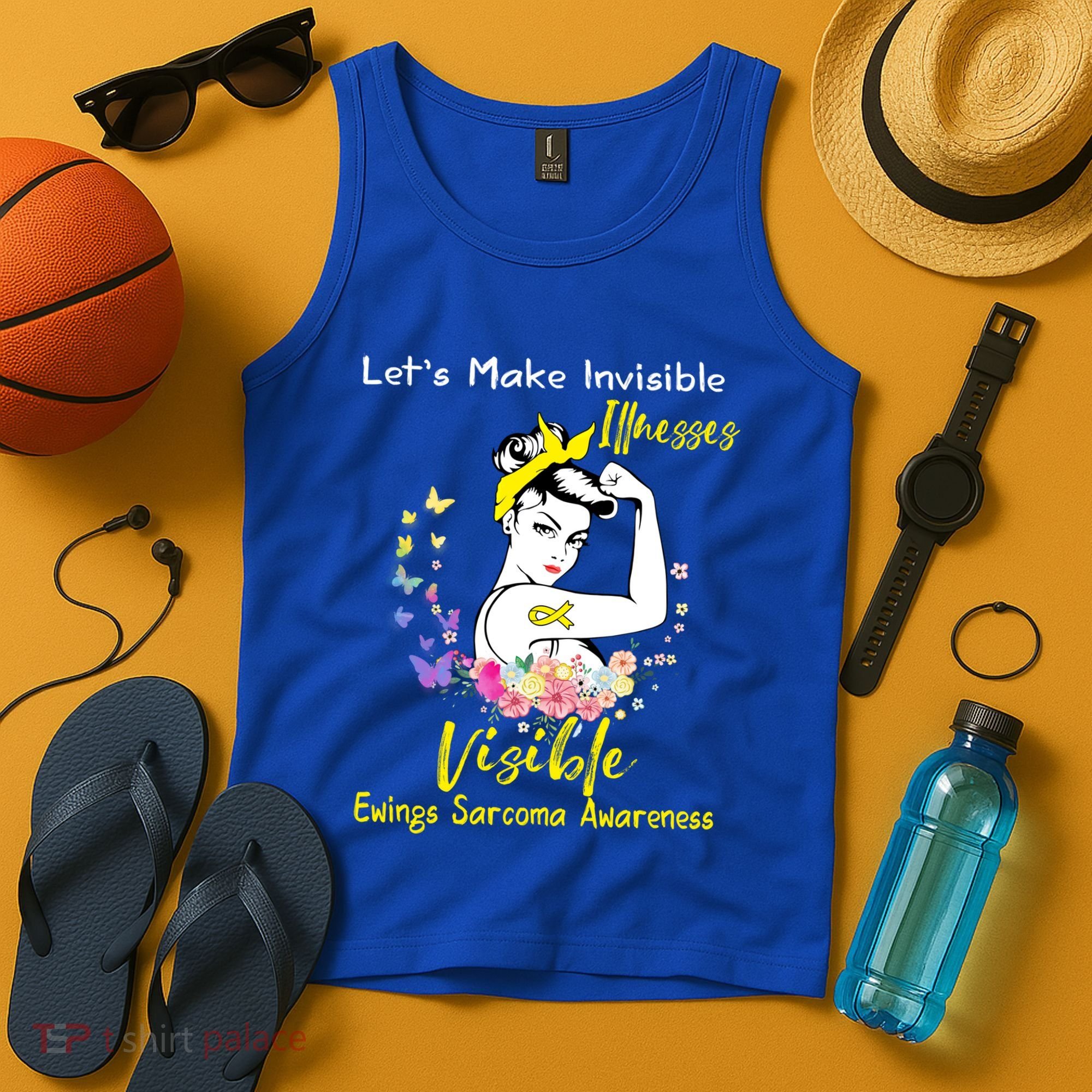 Support Ewings Sarcoma Awareness Gift Tank Top