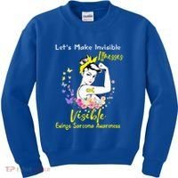 Support Ewings Sarcoma Awareness Gift Kids Sweatshirt thumb 0