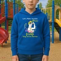 Support Ewings Sarcoma Awareness Gift Kids Hoodie thumb 2