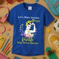 Support Ewings Sarcoma Awareness Gift Kids T-Shirt thumb 3