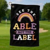 Special Education Teacher I Became A Special Ed Teacher Gift Golf Towel thumb 1