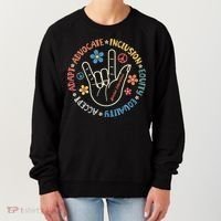 Special Education Teacher Inspirational Autism Awareness Women's Sweatshirt thumb 0