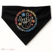 Special Education Teacher Inspirational Autism Awareness USA-Made Doggie Bandana thumb 0