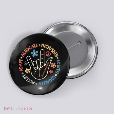 Special Education Teacher Inspirational Autism Awareness Button
