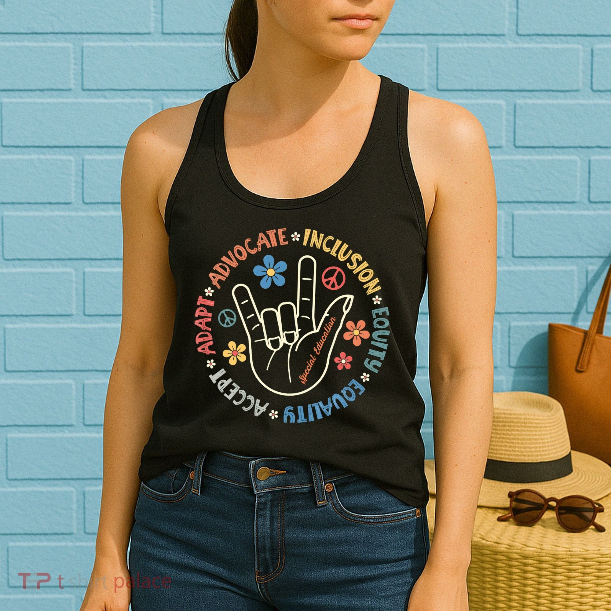 Special Education Teacher Inspirational Autism Awareness Women's Tank Top