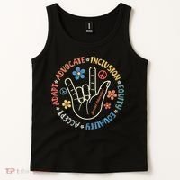 Special Education Teacher Inspirational Autism Awareness Tank Top thumb 2