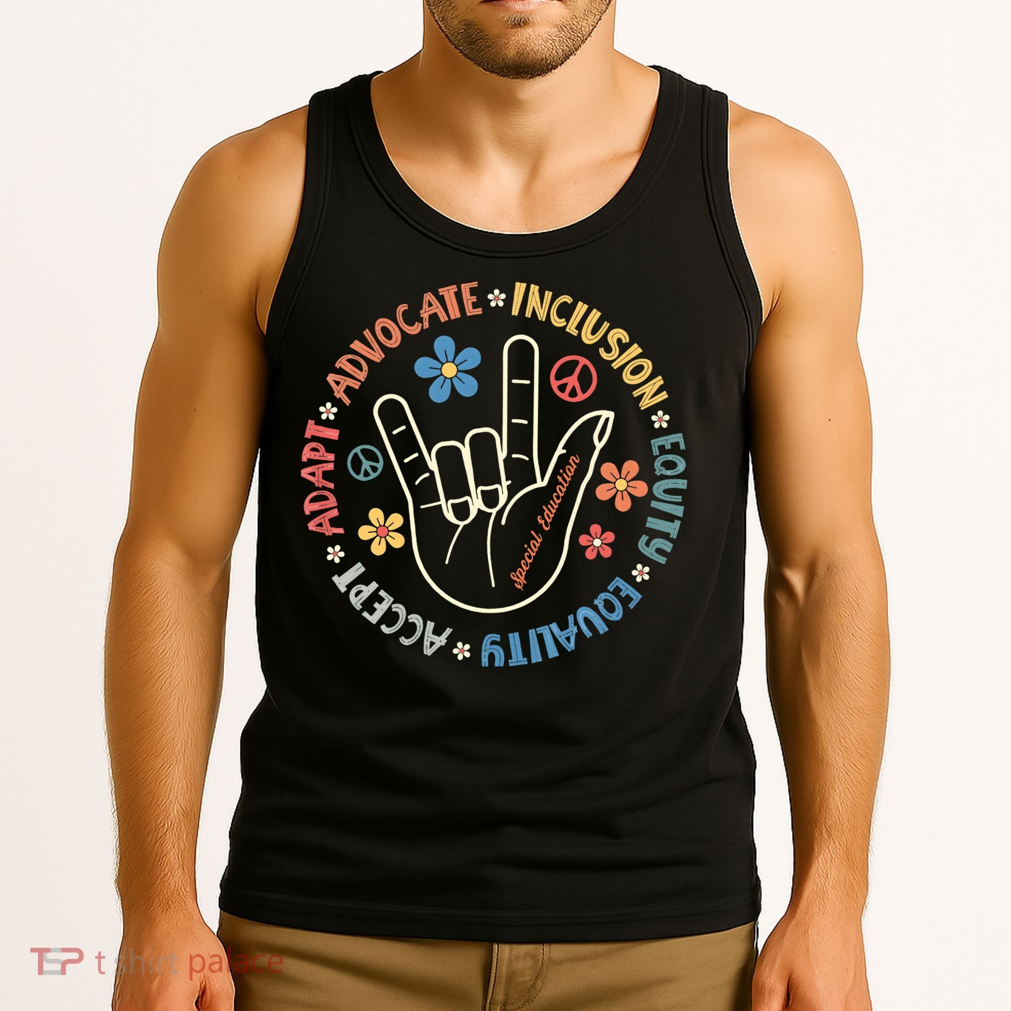 Special Education Teacher Inspirational Autism Awareness Tank Top