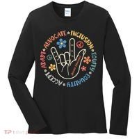 Special Education Teacher Inspirational Autism Awareness Women's Long Sleeve Shirt thumb 0