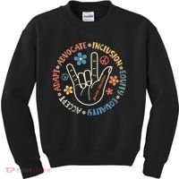Special Education Teacher Inspirational Autism Awareness Kids Sweatshirt thumb 0