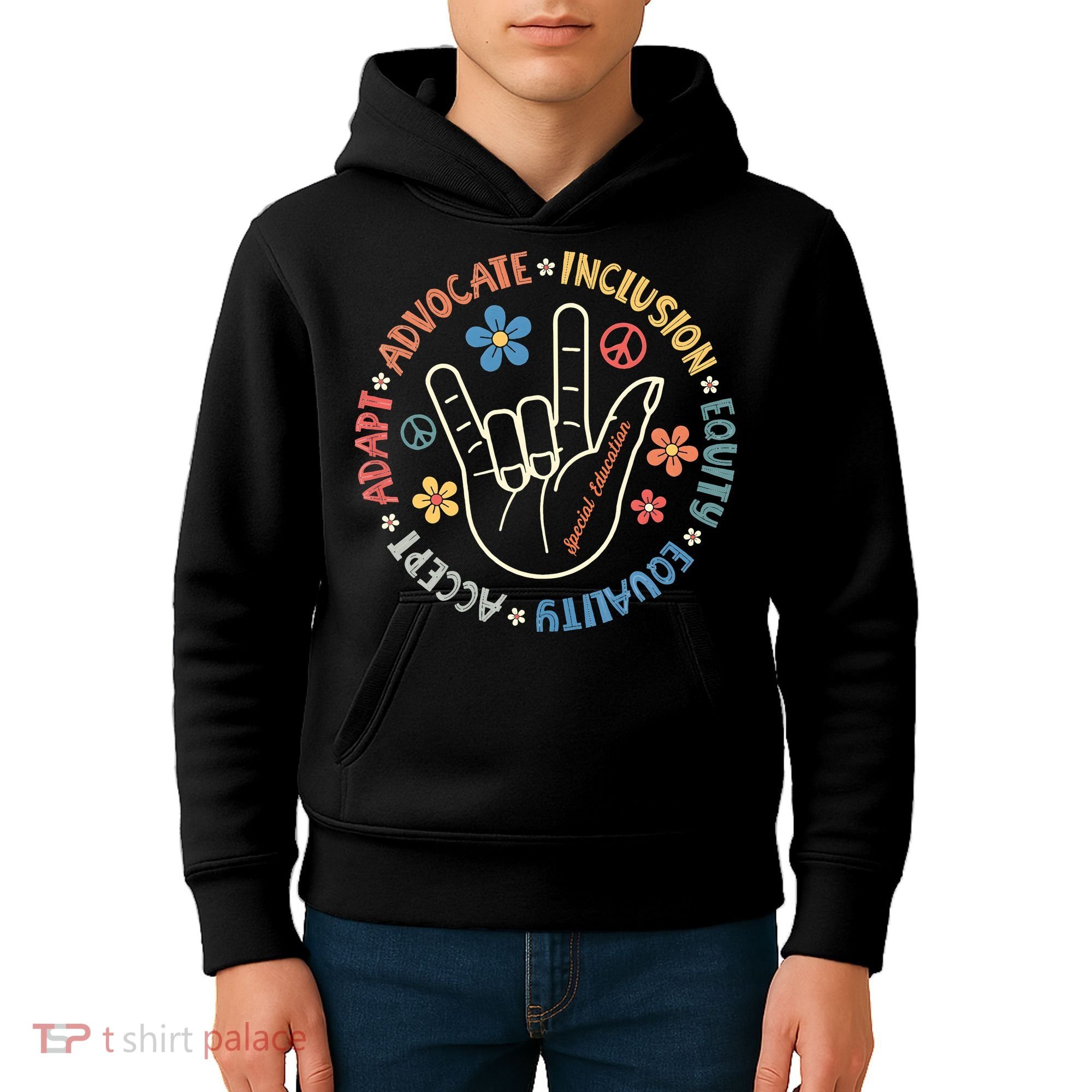 Special Education Teacher Inspirational Autism Awareness Kids Hoodie