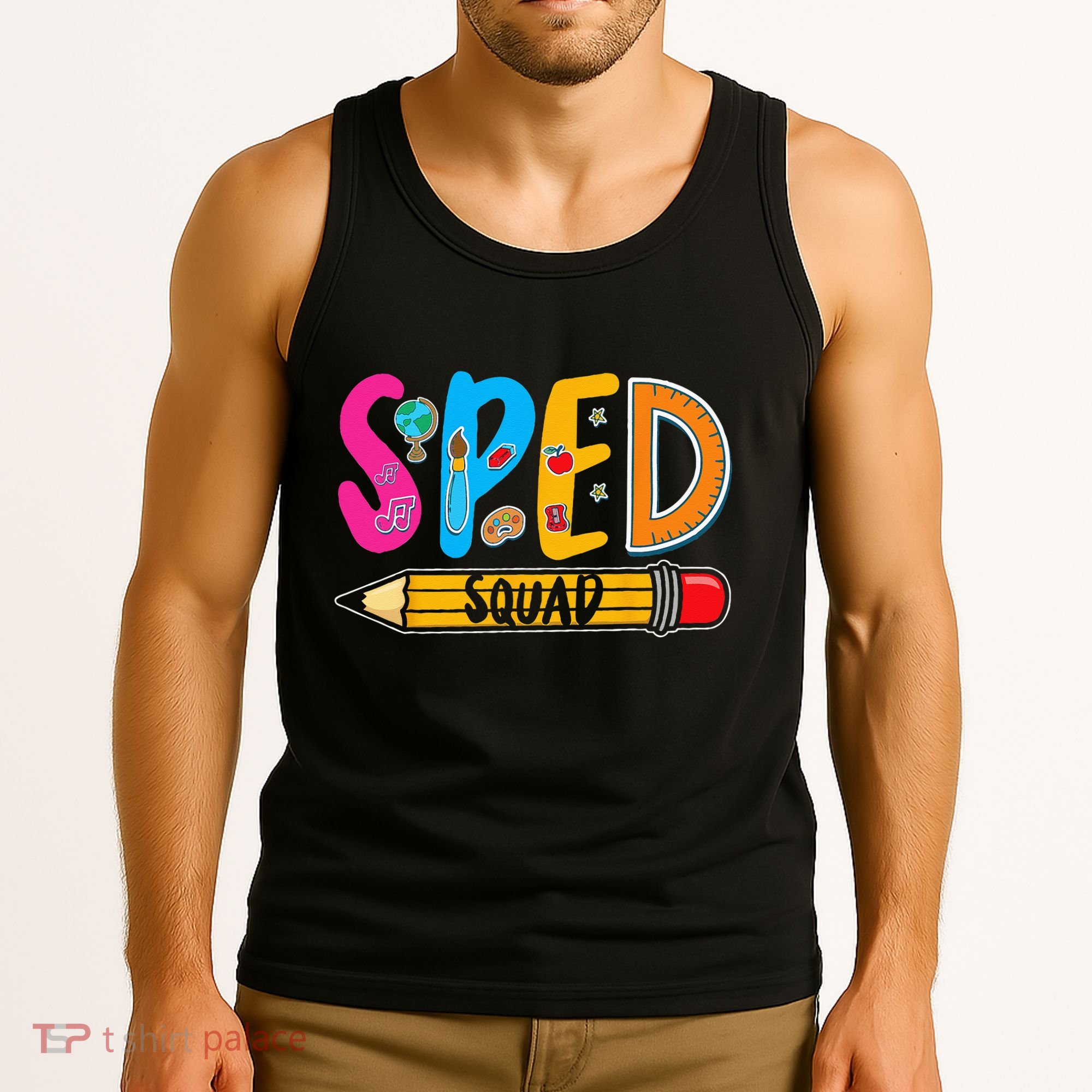 Special Education Teacher Sped Squad SPED Teacher Tank Top
