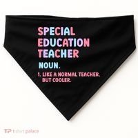 Special Education Teacher Gift USA-Made Doggie Bandana thumb 0