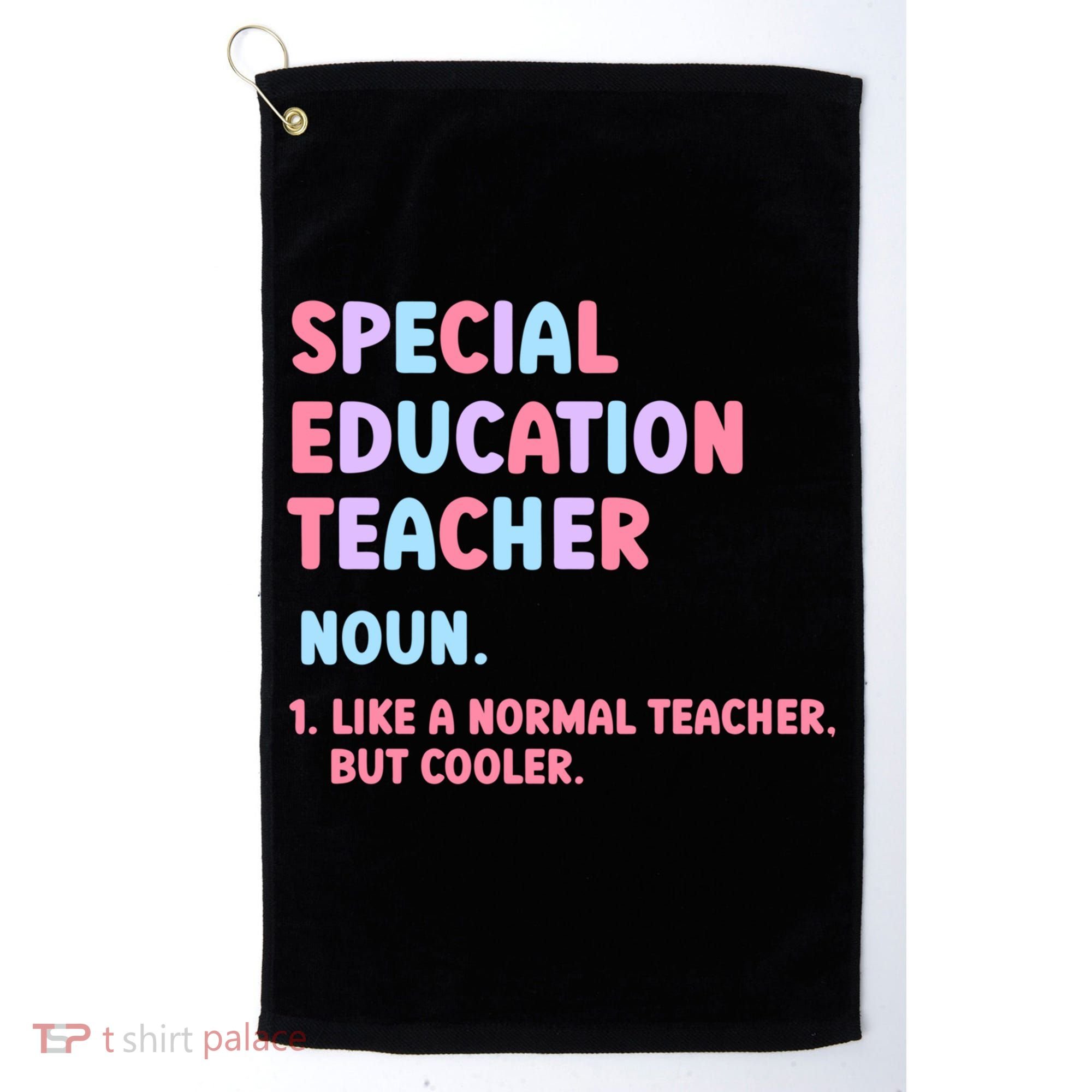 Special Education Teacher Gift Golf Towel