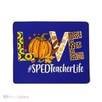Special Education Teacher Love Fall Leopard Halloween Autumn Gift Mousepad thumb 0