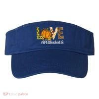 Special Education Teacher Love Fall Leopard Halloween Autumn Gift Visor thumb 0