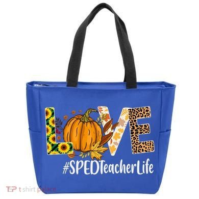 Special Education Teacher Love Fall Leopard Halloween Autumn Gift Tote Bag