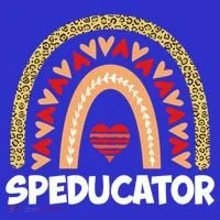 Special Ed Teacher Speducator Leopard Boho Rainbows Hearts Gift Women's T-Shirt thumb 6