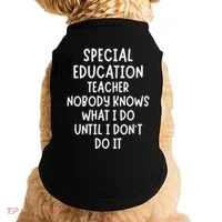 Special Education Teacher Doggie Tank thumb 0