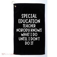 Special Education Teacher Golf Towel thumb 0