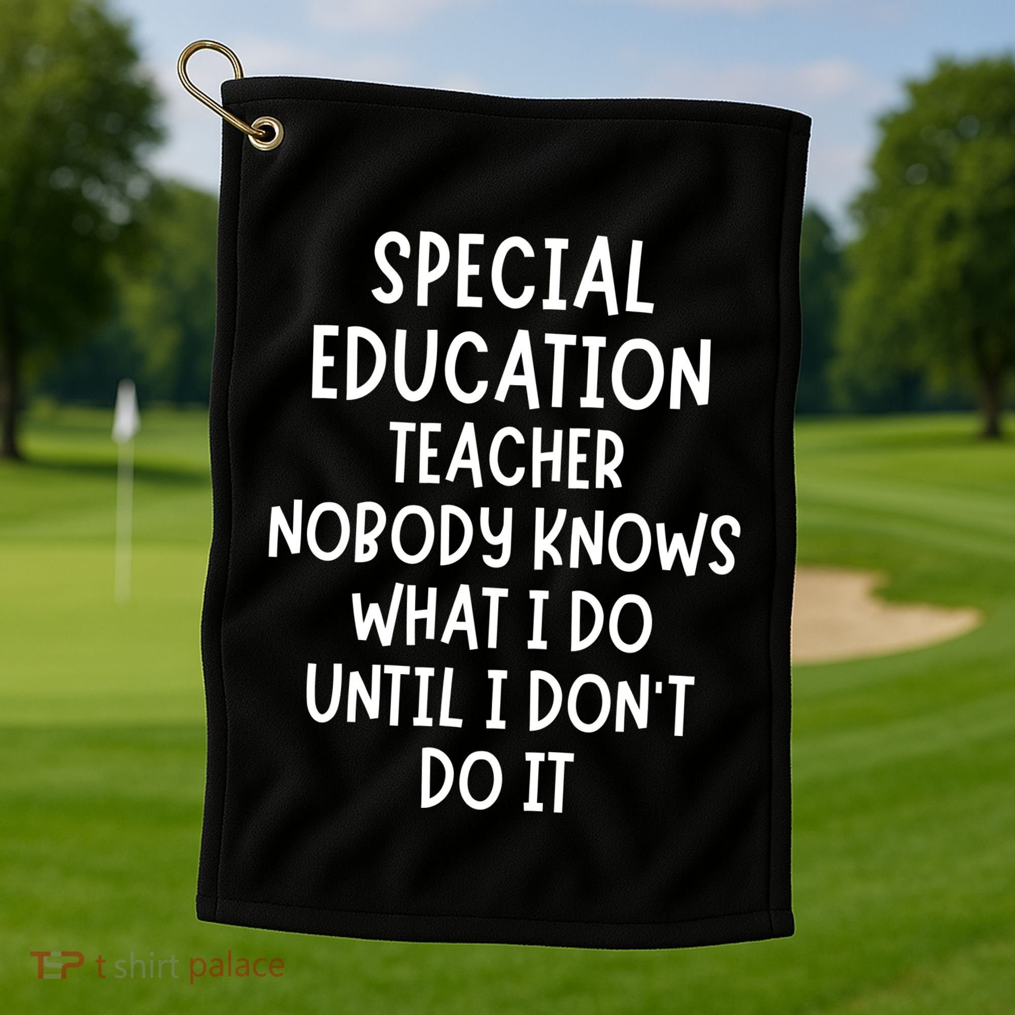 Special Education Teacher Golf Towel