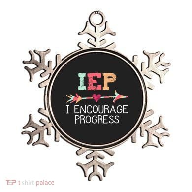 Special Education Teacher Funny Gift Iep I Encourage Progress Gift Ornament