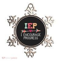 Special Education Teacher Funny Gift Iep I Encourage Progress Gift Ornament thumb 0