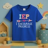 Special Education Teacher Funny Gift Iep I Encourage Progress Gift Toddler T-Shirt thumb 3