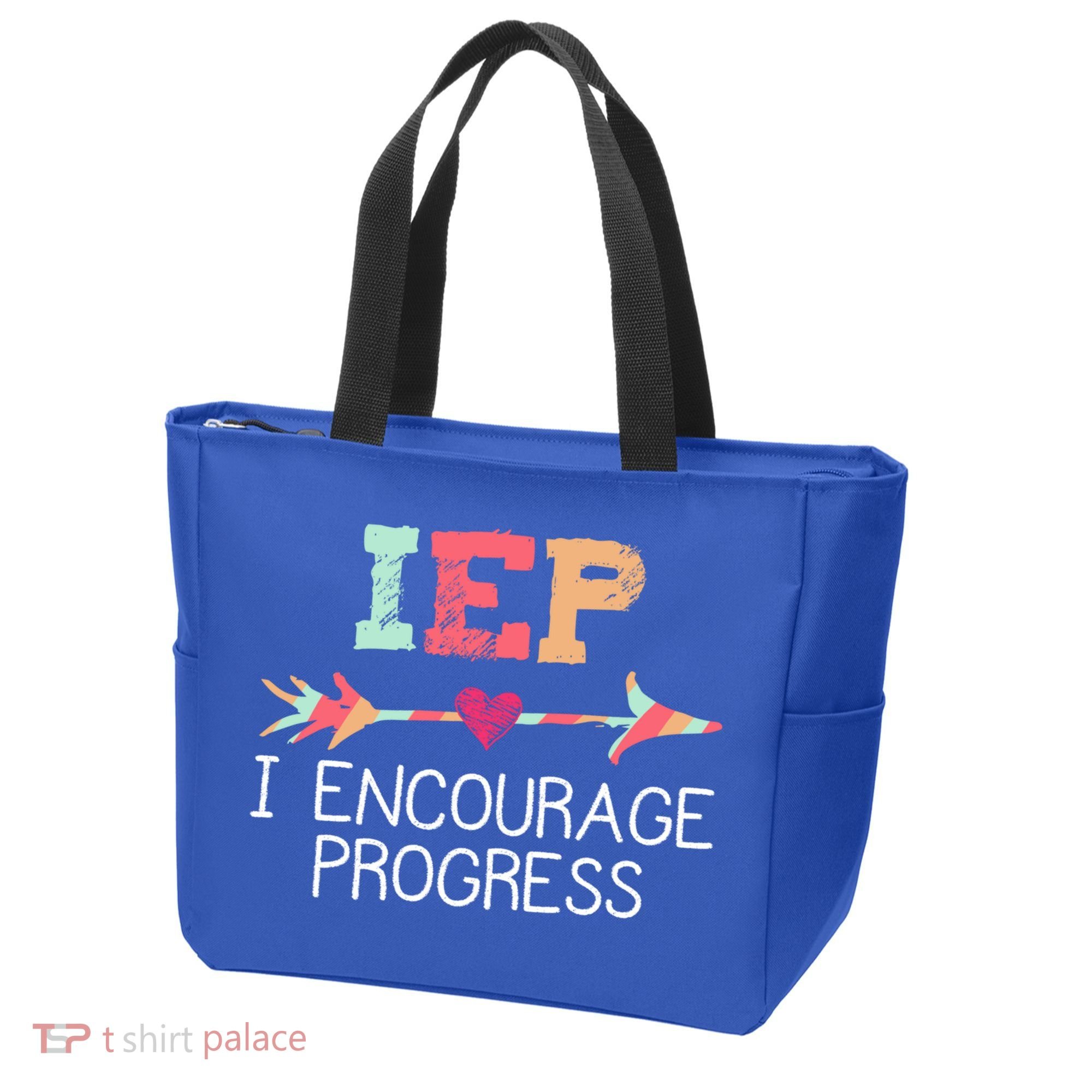 Special Education Teacher Funny Gift Iep I Encourage Progress Gift Tote Bag