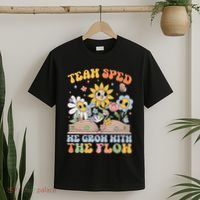 Special Ed Teacher Appreciation Team Sped Grow With The Flow T-Shirt thumb 2