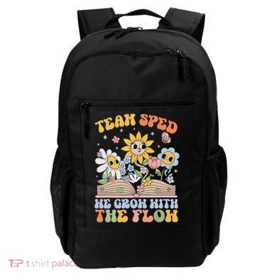 Special Ed Teacher Appreciation Team Sped Grow With The Flow Backpack