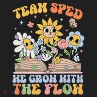 Special Ed Teacher Appreciation Team Sped Grow With The Flow Hat thumb 2