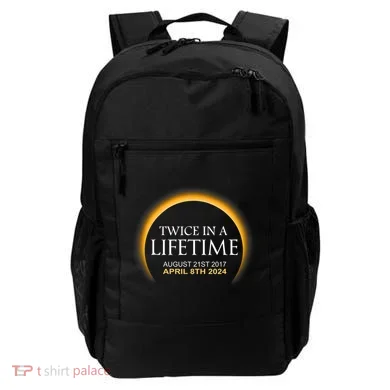 Solar Eclipse Twice In Lifetime 2024 Solar Eclipse Backpack