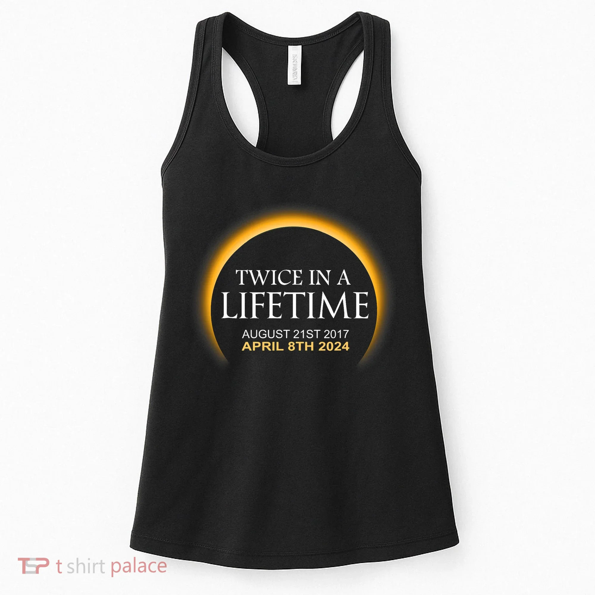 Solar Eclipse Twice In Lifetime 2024 Solar Eclipse Women's Tank Top