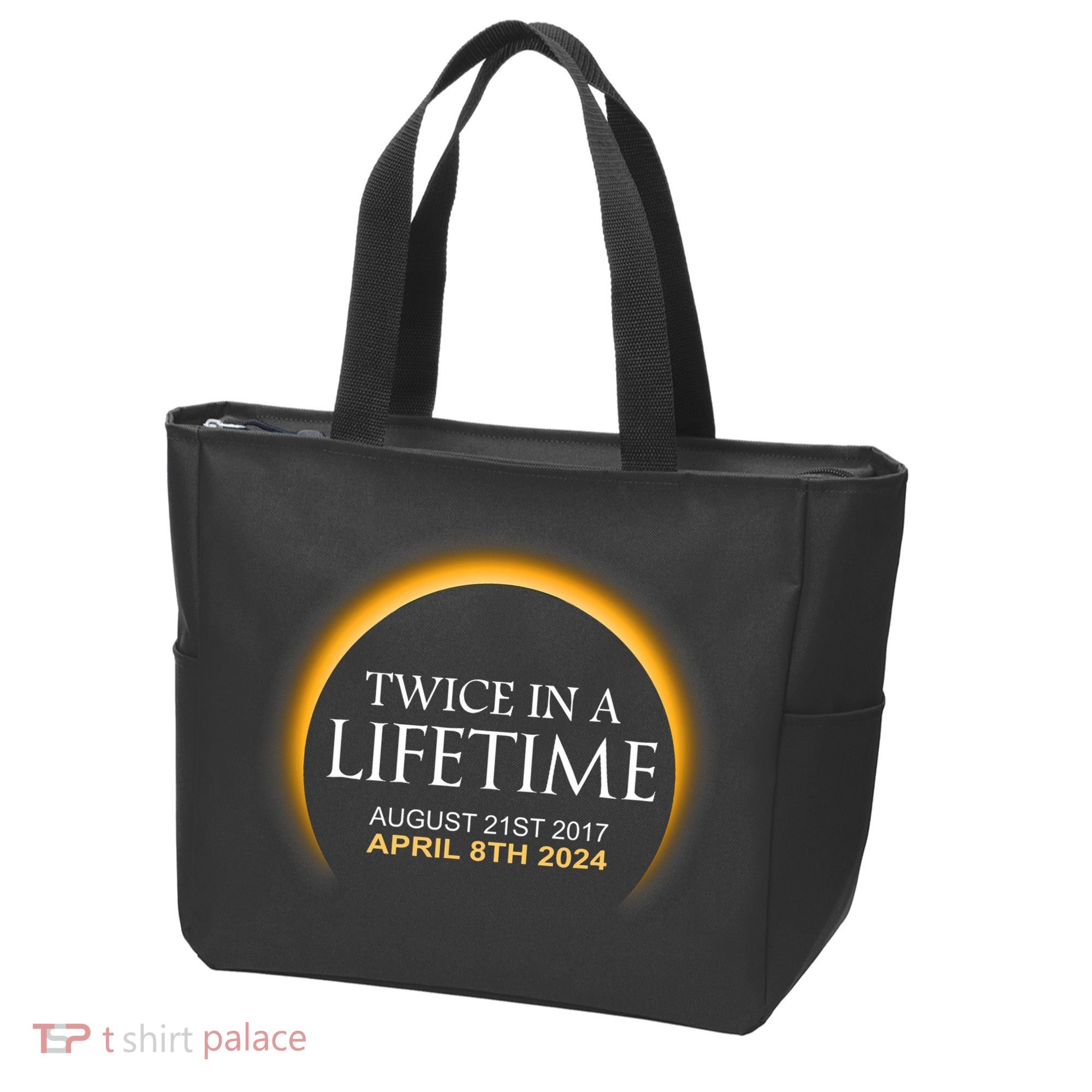 Solar Eclipse Twice In Lifetime 2024 Solar Eclipse Tote Bag