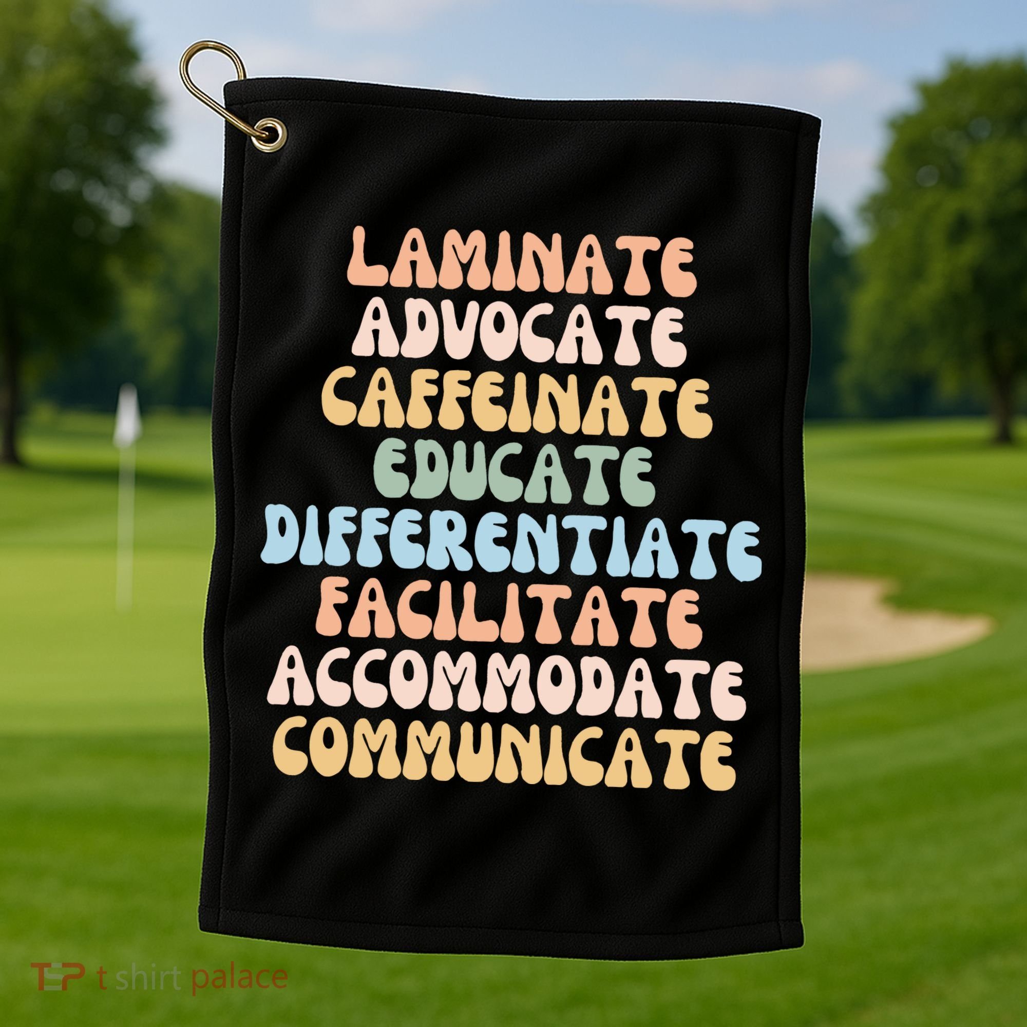 Special Education Teacher Sped Teacher Golf Towel