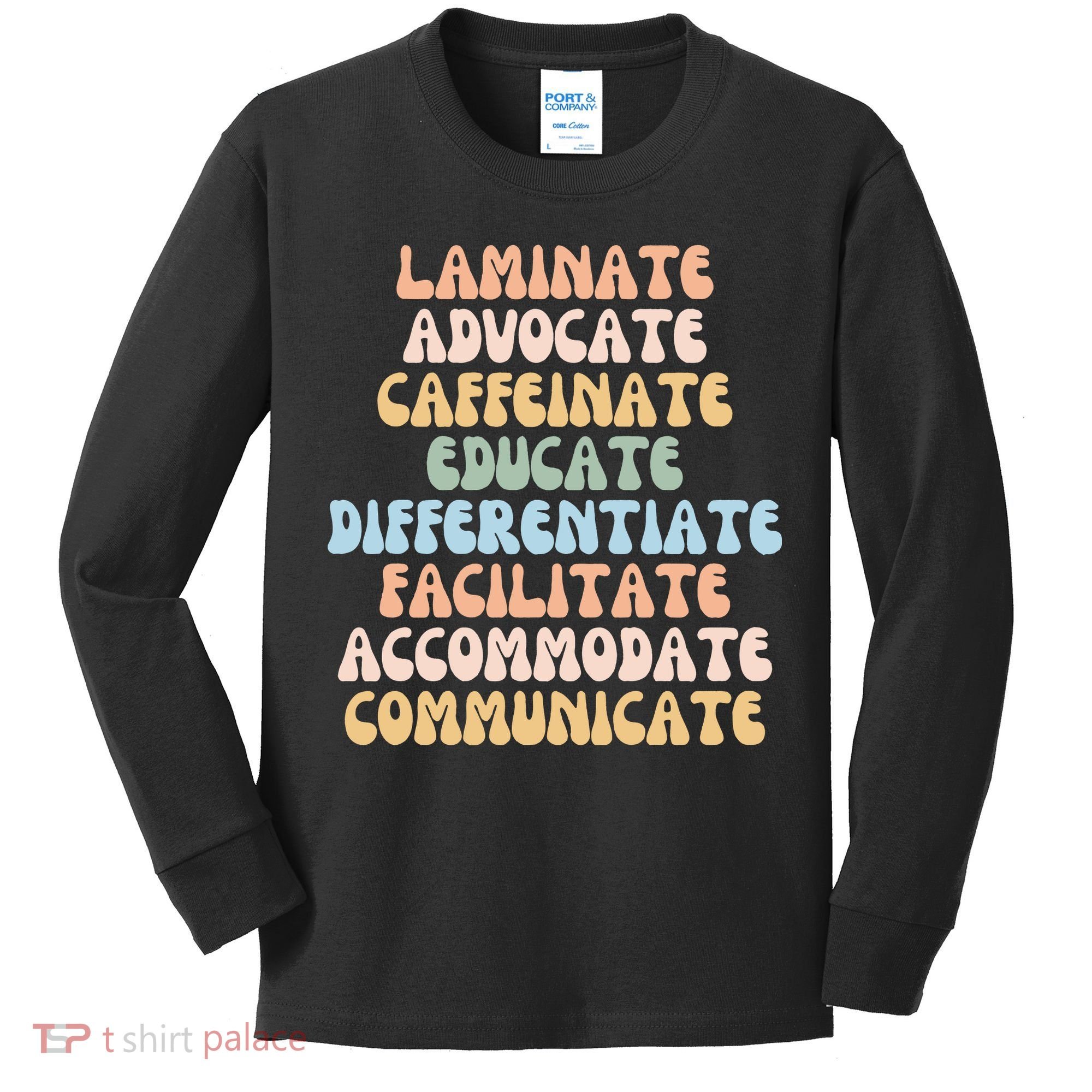 Special Education Teacher Sped Teacher Kids Long Sleeve Shirt
