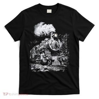 Steam Engine Train Steam Train Locomotive Vintage Train T-Shirt