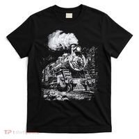 Steam Engine Train Steam Train Locomotive Vintage Train T-Shirt thumb 0
