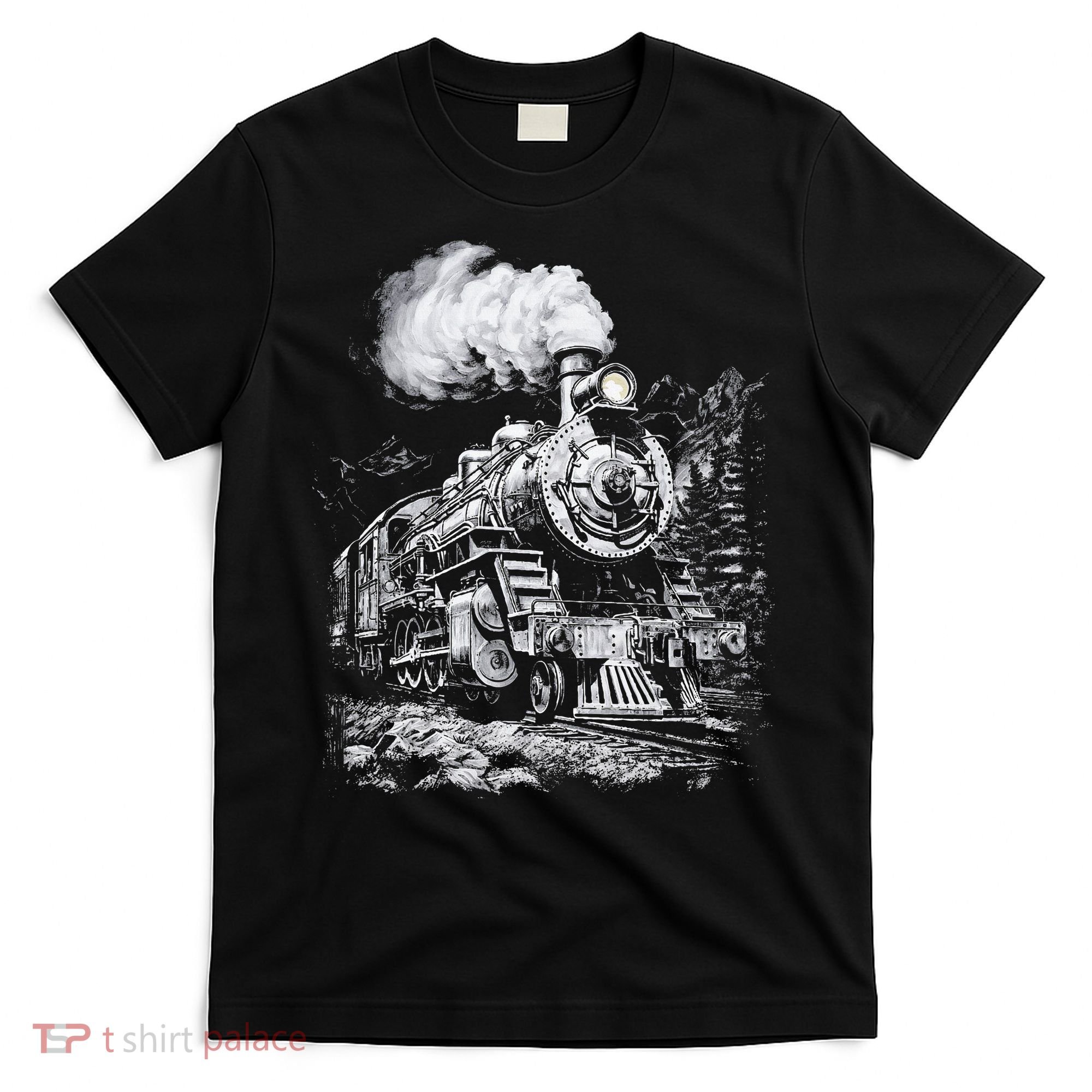Steam Engine Train Steam Train Locomotive Vintage Train T-Shirt