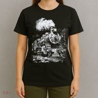Steam Engine Train Steam Train Locomotive Vintage Train T-Shirt thumb 4