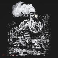 Steam Engine Train Steam Train Locomotive Vintage Train T-Shirt thumb 7