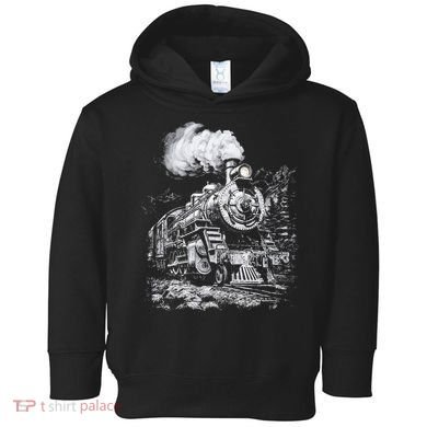 Steam Engine Train Steam Train Locomotive Vintage Train Toddler Hoodie
