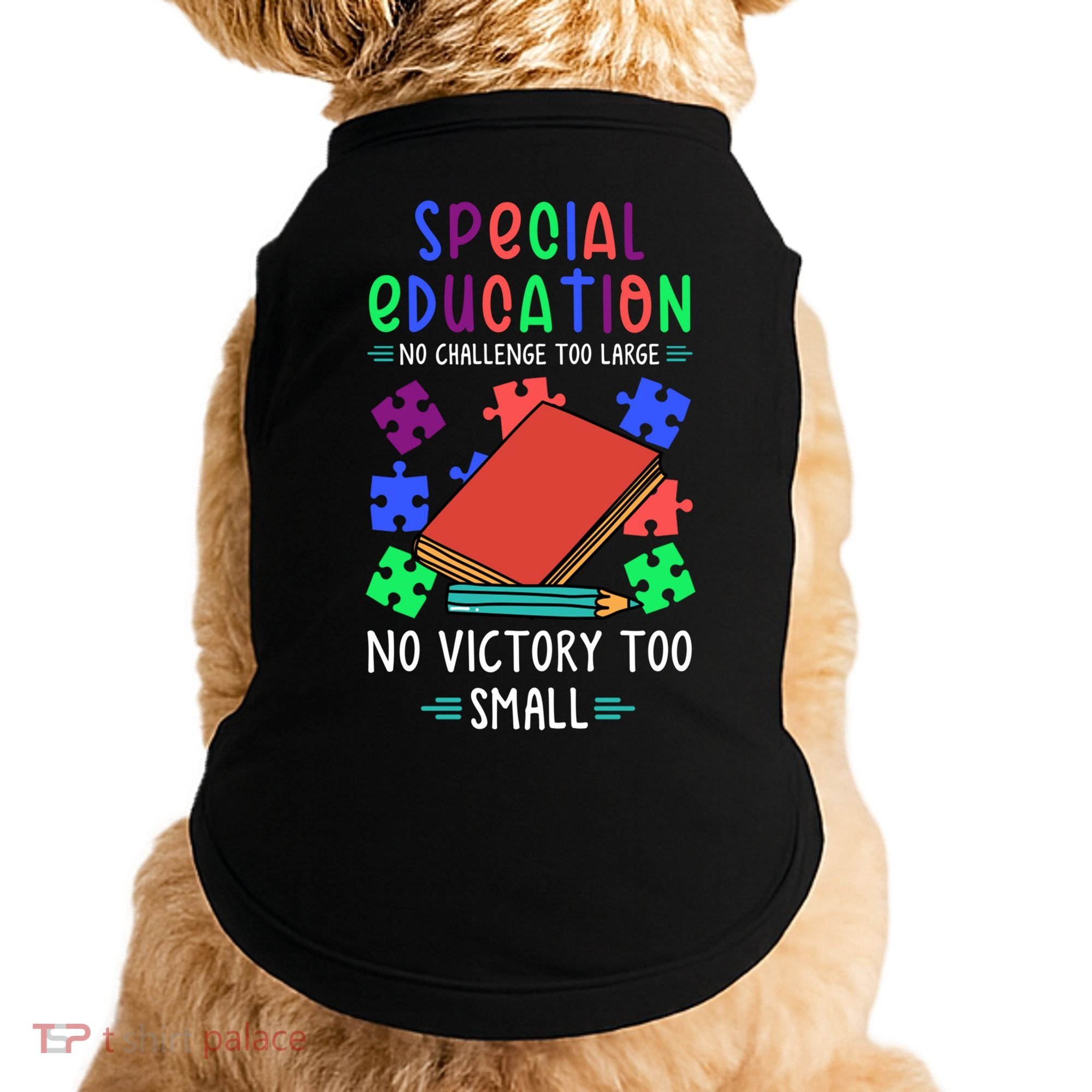 Special Ed Teacher Or Funny Special Education Teacher Funny Gift Doggie Tank