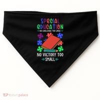 Special Ed Teacher Or Funny Special Education Teacher Funny Gift USA-Made Doggie Bandana thumb 0