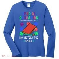 Special Ed Teacher Or Funny Special Education Teacher Funny Gift Women's Long Sleeve Shirt thumb 0