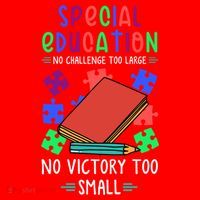 Special Ed Teacher Or Funny Special Education Teacher Funny Gift Santa Hat thumb 1