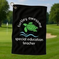 Special Education Teacher Golf Towel thumb 1