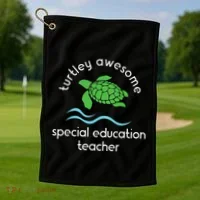 Special Education Teacher Golf Towel thumb 1