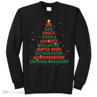 Special Ed Teacher Christmas Holiday Teacher Xmas Lights Sweatshirt thumb 0